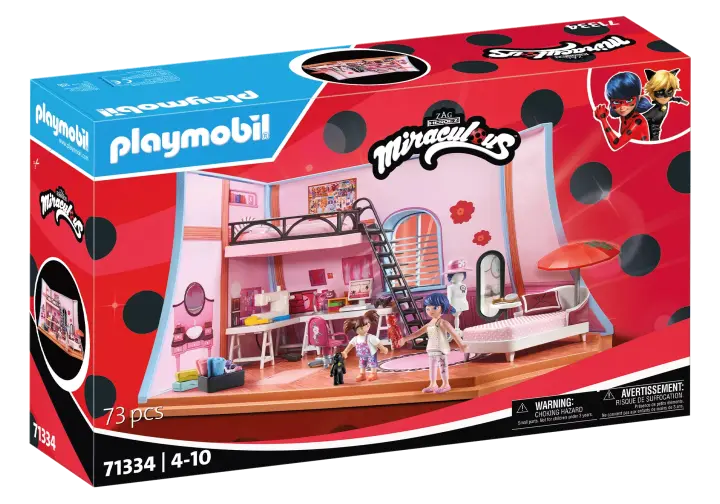 Playmobil 71334 - Miraculous: loft de Marinette - BOX