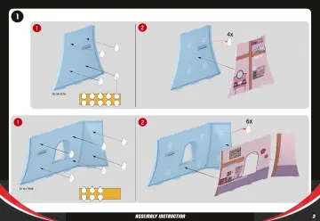 Building instructions Playmobil 71334 - Miraculous: Marinette's Loft (3)