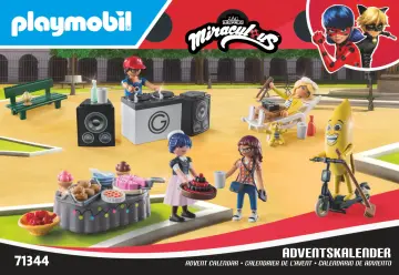 Notices de montage Playmobil 71344 - Calendrier de l'Avent Miraculous: Pique-nique à Paris (1)