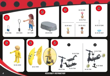 Manuales de instrucciones Playmobil 71344 - Calendarios de Adviento: Miraculous pícnic en París (4)