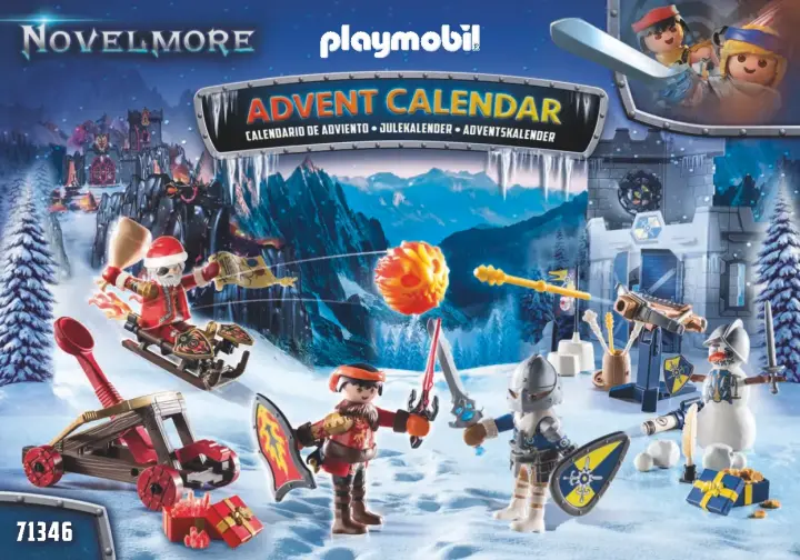 Bauanleitungen Playmobil 71346 - Adventskalender Novelmore - Kampf im Schnee (1)