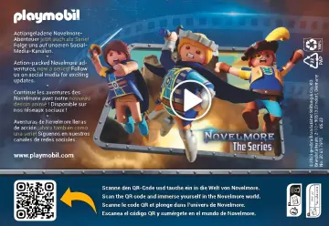 Notices de montage Playmobil 71346 - Calendrier de l'Avent - Noël des chevaliers Novelmore (20)
