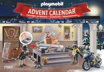 Building instructions Playmobil 71347 - Advent Calendar Police Museum Theft (1)