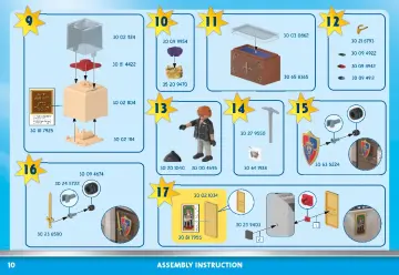 Manual de instruções Playmobil 71347 - Calendário do Advento Assalto ao Museu (10)