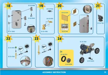 Manual de instruções Playmobil 71347 - Calendário do Advento Assalto ao Museu (11)