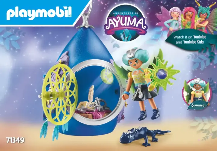 Manual de instruções Playmobil 71349 - Casa Moon Fairy (1)