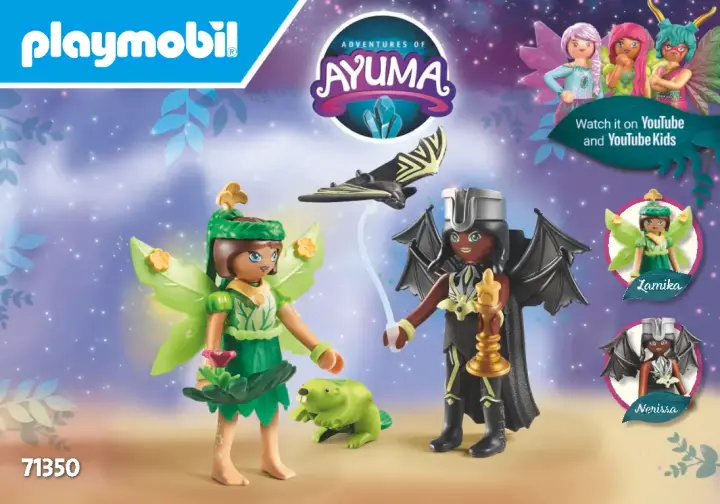 Notices de montage Playmobil 71350 - Forest et Bat Fairies (1)