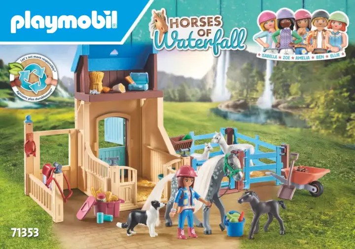 Instrukcje obsługi Playmobil 71353 - Amelia i Whisper z boksem stajennym (1)