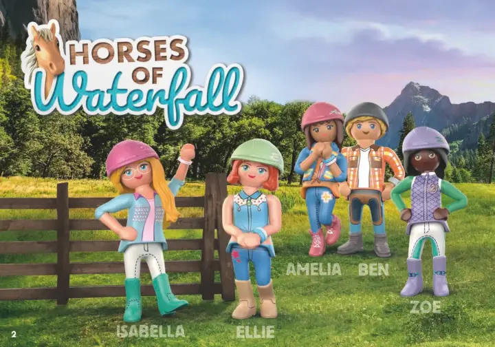 Playmobil Horses Of Waterfall Set de Limpieza con Isabella y