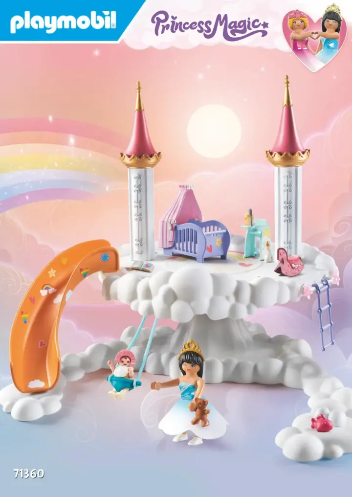 Manual de instruções Playmobil 71360 - Quarto Bebé nas Nuvens (1)