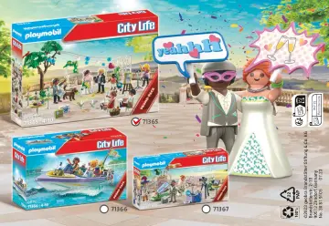 Manuales de instrucciones Playmobil 71365 - Fiesta de Boda (12)