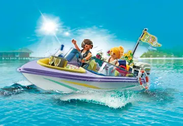 Playmobil 71366 - Honeymoon Speedboat Trip