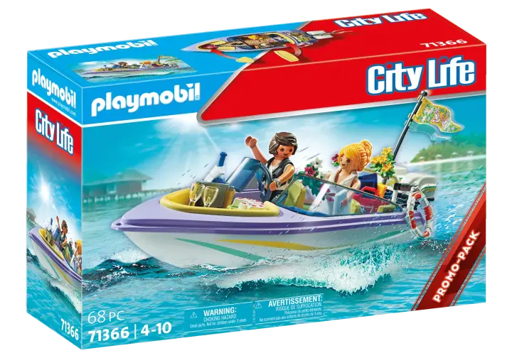 Playmobil 71366 - Mariés et bateau - BOX