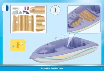 Building instructions Playmobil 71366 - Honeymoon Speedboat Trip (5)