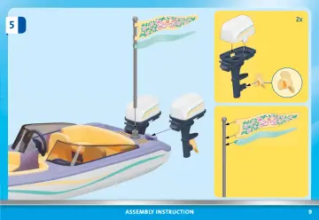 Building instructions Playmobil 71366 - Honeymoon Speedboat Trip (9)