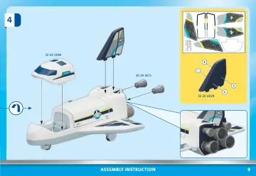 Building instructions Playmobil 71368 - Mission Space Shuttle (9)