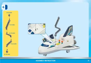 Building instructions Playmobil 71368 - Mission Space Shuttle (11)