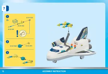 Bauanleitungen Playmobil 71368 - Space-Shuttle auf Mission (12)