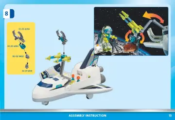 Bygganvisningar Playmobil 71368 - Space-Shuttle på uppdrag (13)