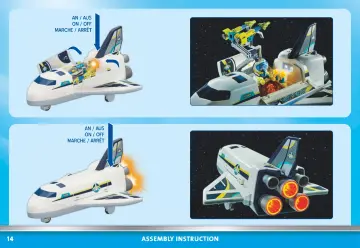 Building instructions Playmobil 71368 - Mission Space Shuttle (14)