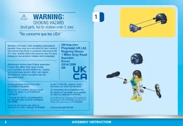 Manuales de instrucciones Playmobil 71370 - Misión Espacio Dron (2)