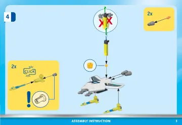 Manuales de instrucciones Playmobil 71370 - Misión Espacio Dron (5)