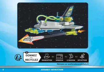 Bauanleitungen Playmobil 71370 - Hightech Space-Drohne (8)