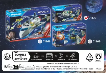 Bauanleitungen Playmobil 71370 - Hightech Space-Drohne (12)