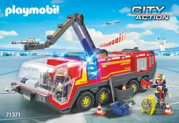 Οδηγίες συναρμολόγησης Playmobil 71371 - Πυροσβεστικό όχημα με φώτα, ήχο και πυροσβεστικό κανόνι (1)