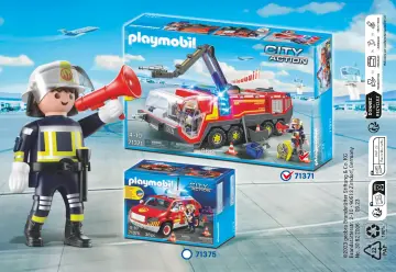 Οδηγίες συναρμολόγησης Playmobil 71371 - Πυροσβεστικό όχημα με φώτα, ήχο και πυροσβεστικό κανόνι (16)