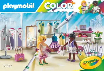 Instrukcje obsługi Playmobil 71372 - PLAYMOBIL Color: Butik z odzieżą (1)