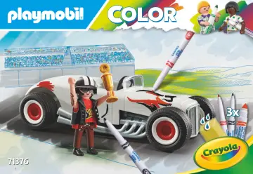 Notices de montage Playmobil 71376 - PLAYMOBIL Color : Voiture de course (1)