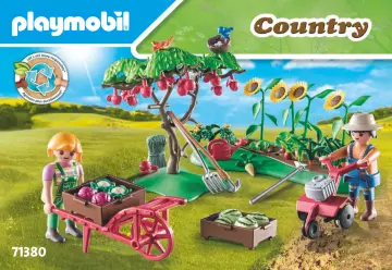 Bouwplannen Playmobil 71380 - Starterpack Boerderij moestuin (1)