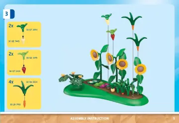 Notices de montage Playmobil 71380 - Starter Pack Jardin potager (5)