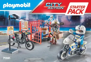 Bygganvisningar Playmobil 71381 - Starter Pack Polis (1)