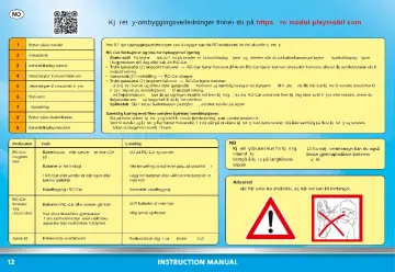 Manuales de instrucciones Playmobil 71397 - Set Módulo RC Bluetooth (12)