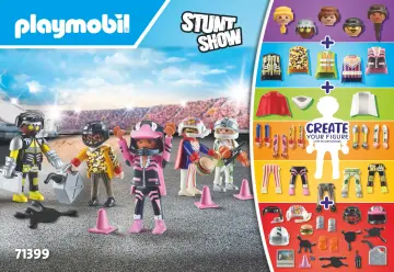 Οδηγίες συναρμολόγησης Playmobil 71399 - My Figures: Stunt Show (1)