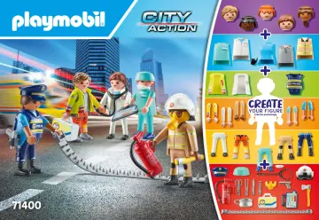 Οδηγίες συναρμολόγησης Playmobil 71400 - My Figures: Ομάδα διάσωσης (1)