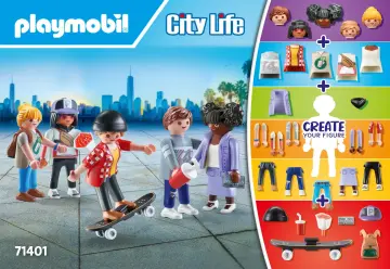 Notices de montage Playmobil 71401 - My Figures: Personnages contemporains (1)