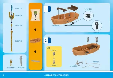 Manuales de instrucciones Playmobil 71419 - Batalla con pulpo gigante (6)