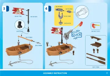 Manuales de instrucciones Playmobil 71419 - Batalla con pulpo gigante (7)