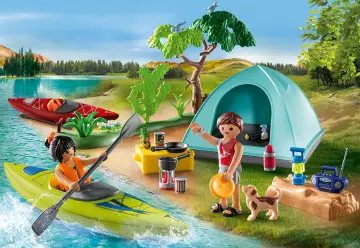Playmobil 71425 - Famille et tente