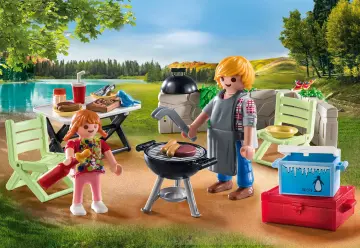 Playmobil 71427 - Barbecue avec papa et enfant