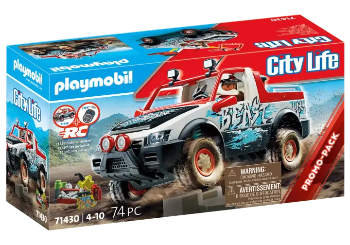 Playmobil 71430 - Voiture de rallye - BOX