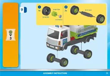Notices de montage Playmobil 71431 - Camion-grue de recyclage de verre (11)