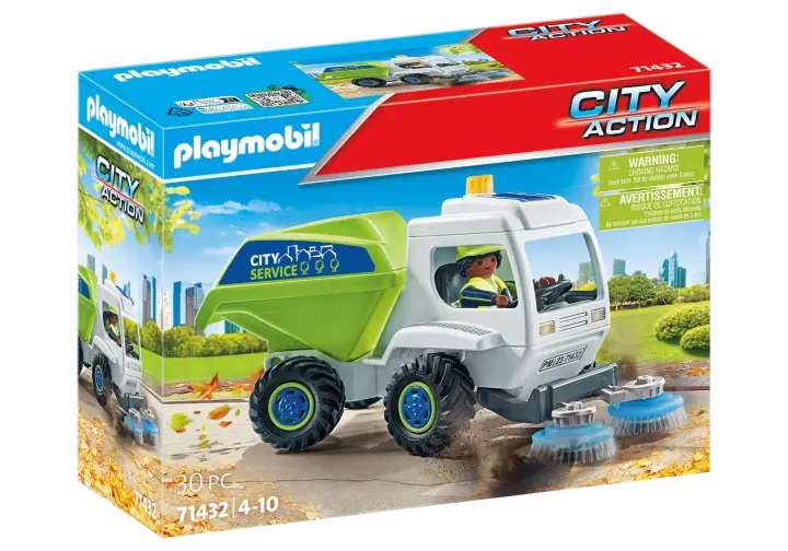 Playmobil 71432 - Balayeuse de voirie - BOX