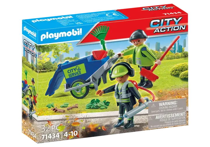 Playmobil 71434 - Renhållningsarbetare - BOX