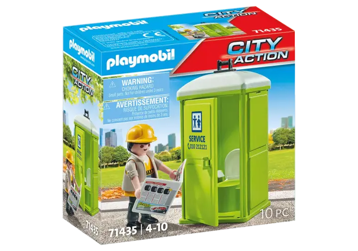 Playmobil 71435 - Χημική τουαλέτα - BOX