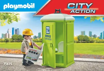 Bouwplannen Playmobil 71435 - Mobiel toilet (1)