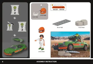 Building instructions Playmobil 71436 - Porsche 911 Carrera RS 2.7 Offroad (6)